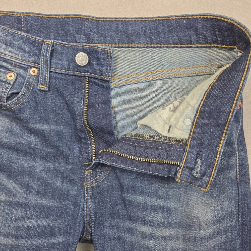 Levi Strauss Co 510 Mens Jeans Blue Slim Fit Stretch Denim 31x30